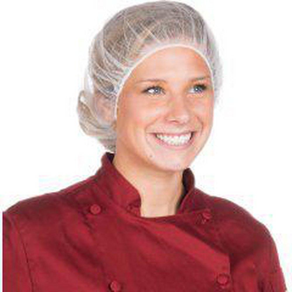 Liberty Glove & Safety White Nylon Hair Net in White 