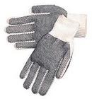 Liberty Glove & Safety Natural White Polyester, PVC and Cotton Gloves in Natural White and Black 