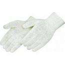 Liberty Glove & Safety Natural White Cotton, Plastic Glove in Natural White 