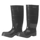 Liberty Glove & Safety Black PVC Plain Steel Toe Boot in Black 