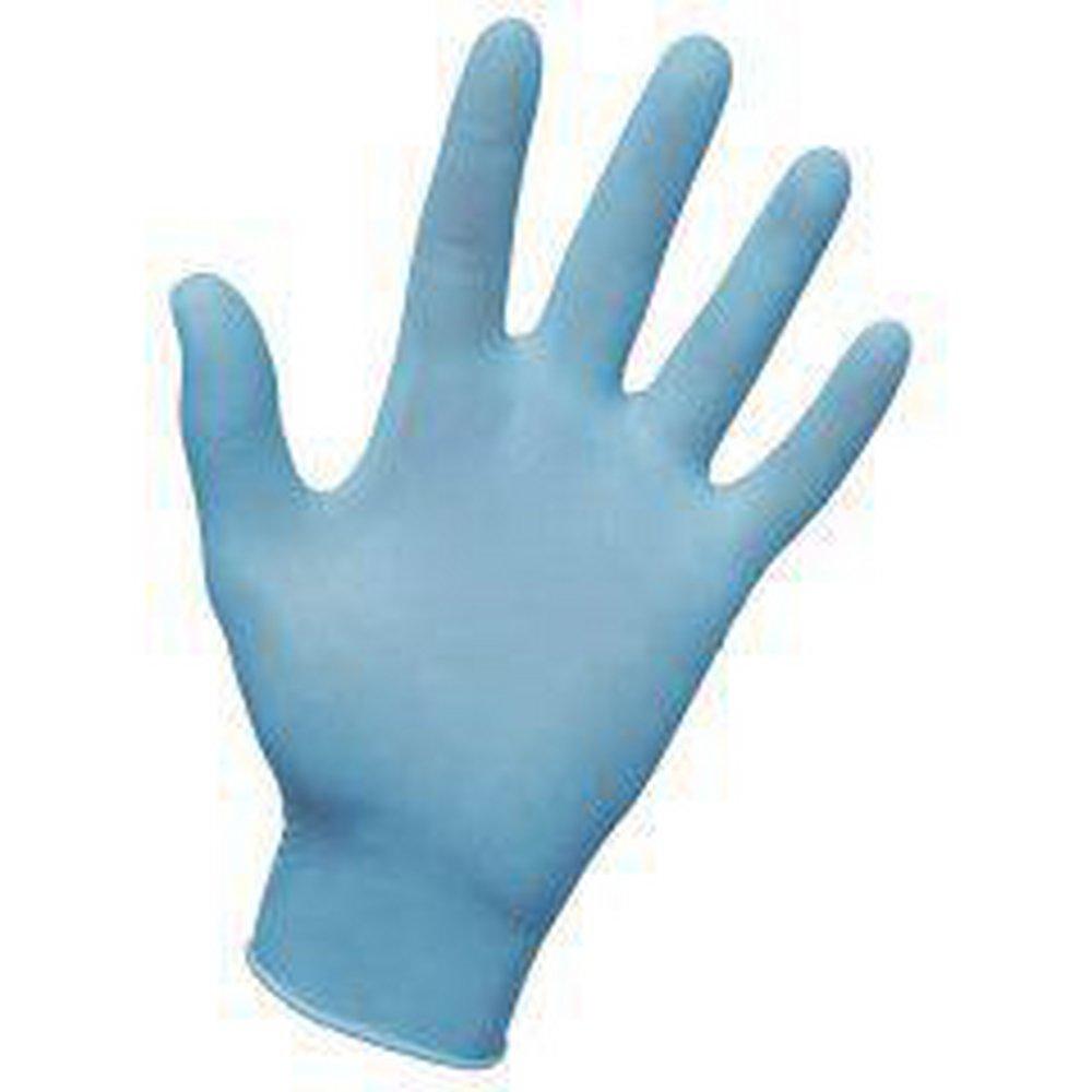 Liberty Glove & Safety Blue Industrial Grade Nitrile Gloves in Blue 