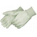 One-size Fits All Polyester and Cotton Gloves in Natural White
