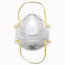 Aluminum and Plastic NIOSH 42 CFR 84 Valved Particulate Respirator in White (Box of 10)