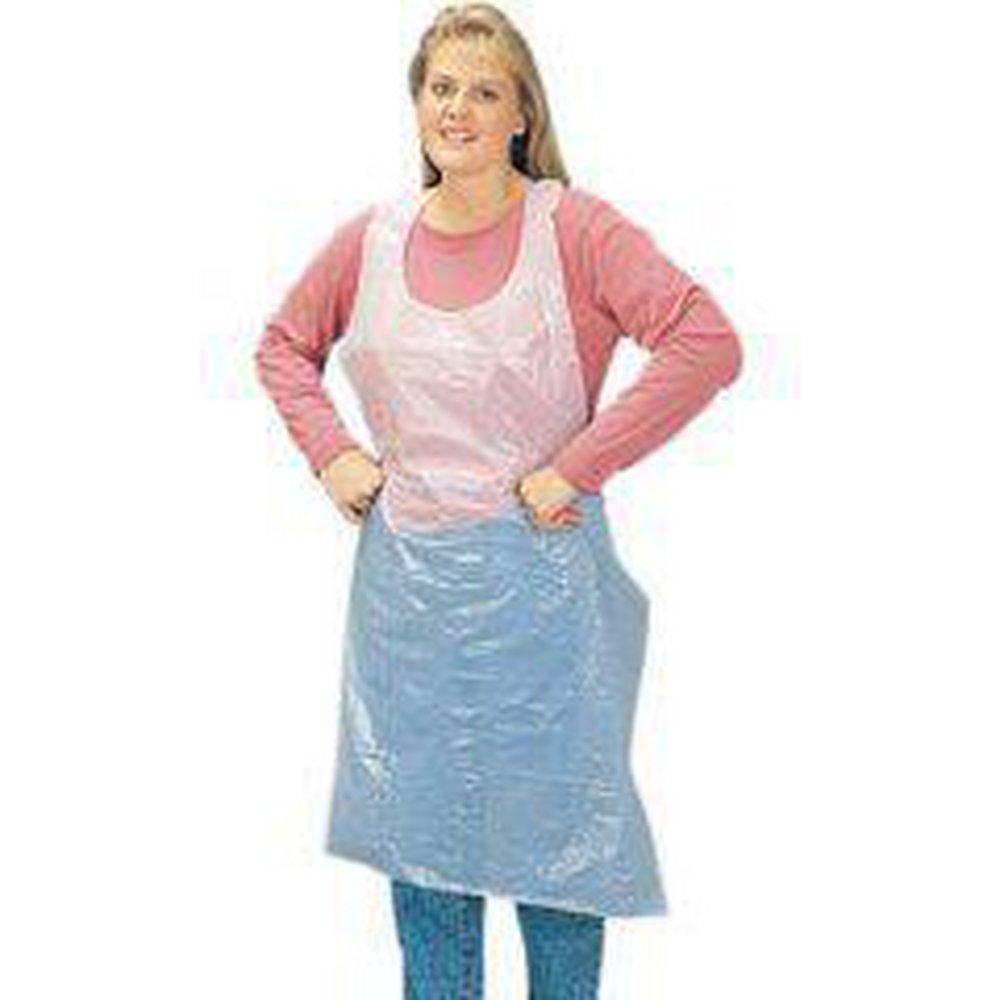 Liberty Glove & Safety White 28 x 46 in. Polyethylene Disposable Apron 