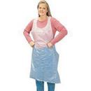 28 x 46 in. Polyethylene Disposable Apron in White
