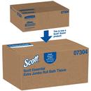 Scott&reg; White 3-11/20 in. Bath Tissue in White (Case of 36) 