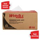 WypAll&reg; White 12 in. Foodservice Towel in White 