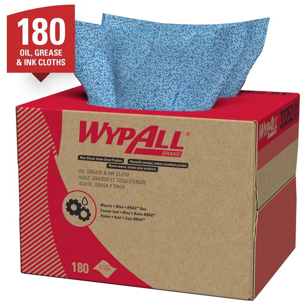 Kimberly Clark Blue 12-1/10 in. Wiper in Blue (Case of 180) 