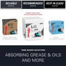 WypAll&reg; White 12-1/2 x 12 in. All Purpose Wipers in White (Case of 18) 