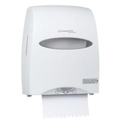 Plastic Roll Towel Dispenser in Pearl White