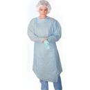 Isolation Gown, Rear Entry with Attached Ties in Blue