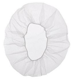 24 in. Nylon Heavyweight Honeycomb Hole Soft Hair Net in White