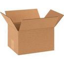 10 x 8 x 6 in. Kraft Plain Corrugated Regular Slotted Carton with 32ECT