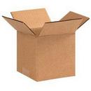 9 x 9 x 9 in. Kraft Plain Corrugated Regular Slotted Carton with 32ECT