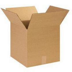 14 x 14 x 14 in. Kraft Plain Double Wall Corrugated Regular Slotted Carton with 48ECT