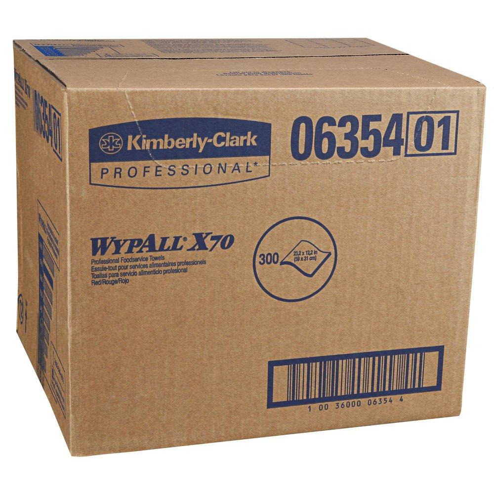 WypAll&reg; Red 12-1/2 in. Foodservice Towel in Red (Case of 300) 
