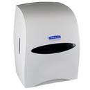 Plastic Hard Roll Towel Dispenser in Pearl White