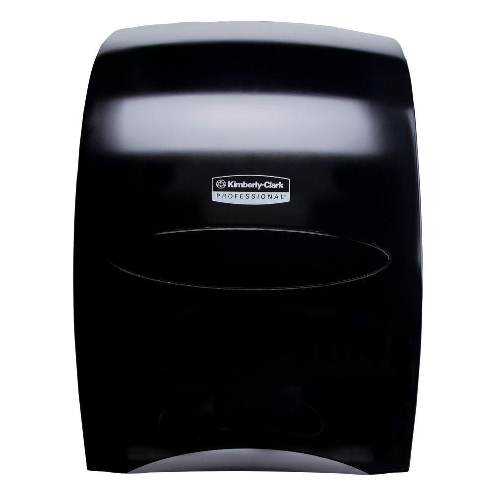 Kimberly-Clark Professional&trade; Black Plastic Hard Roll Towel Dispenser 