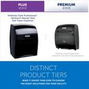 Kimberly-Clark Professional&trade; Black Plastic Hard Roll Towel Dispenser 