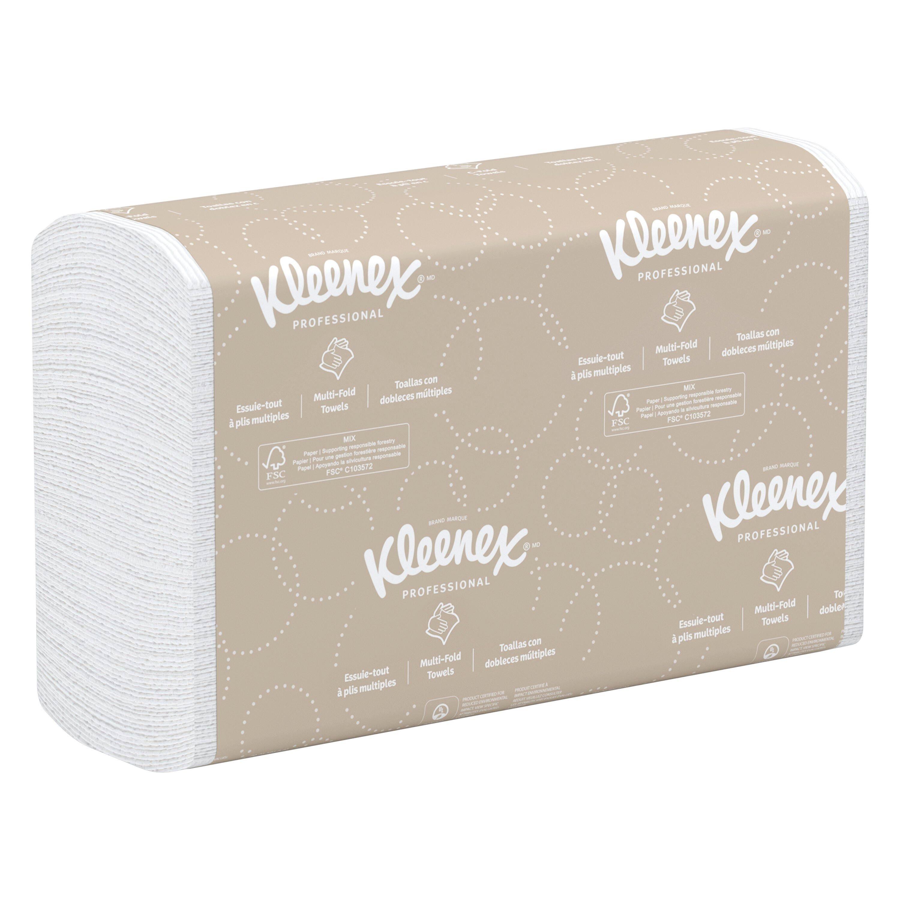 Kleenex&reg; White 150-Count Multi-Fold Paper Towel in White 