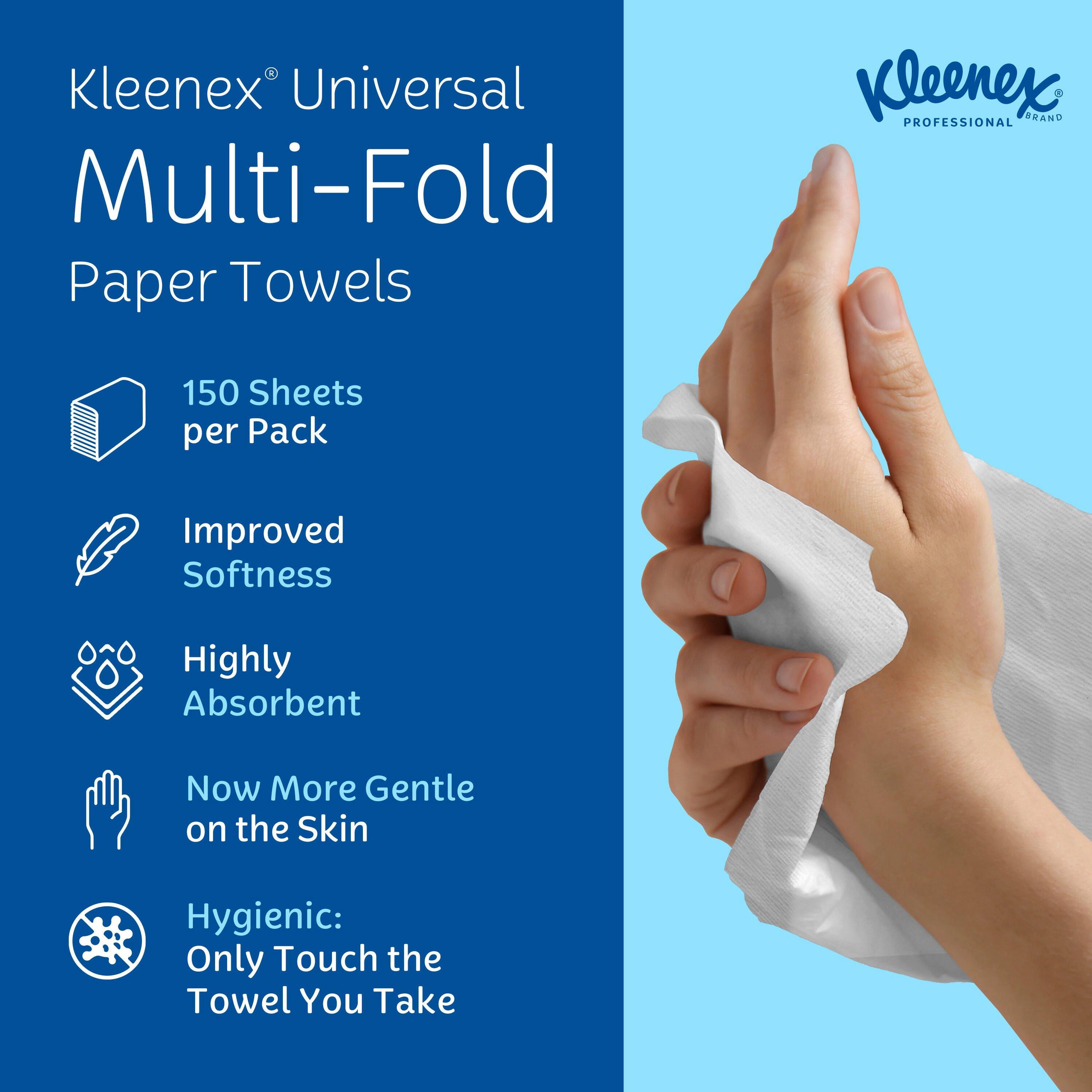 Kleenex&reg; White 150-Count Multi-Fold Paper Towel in White 