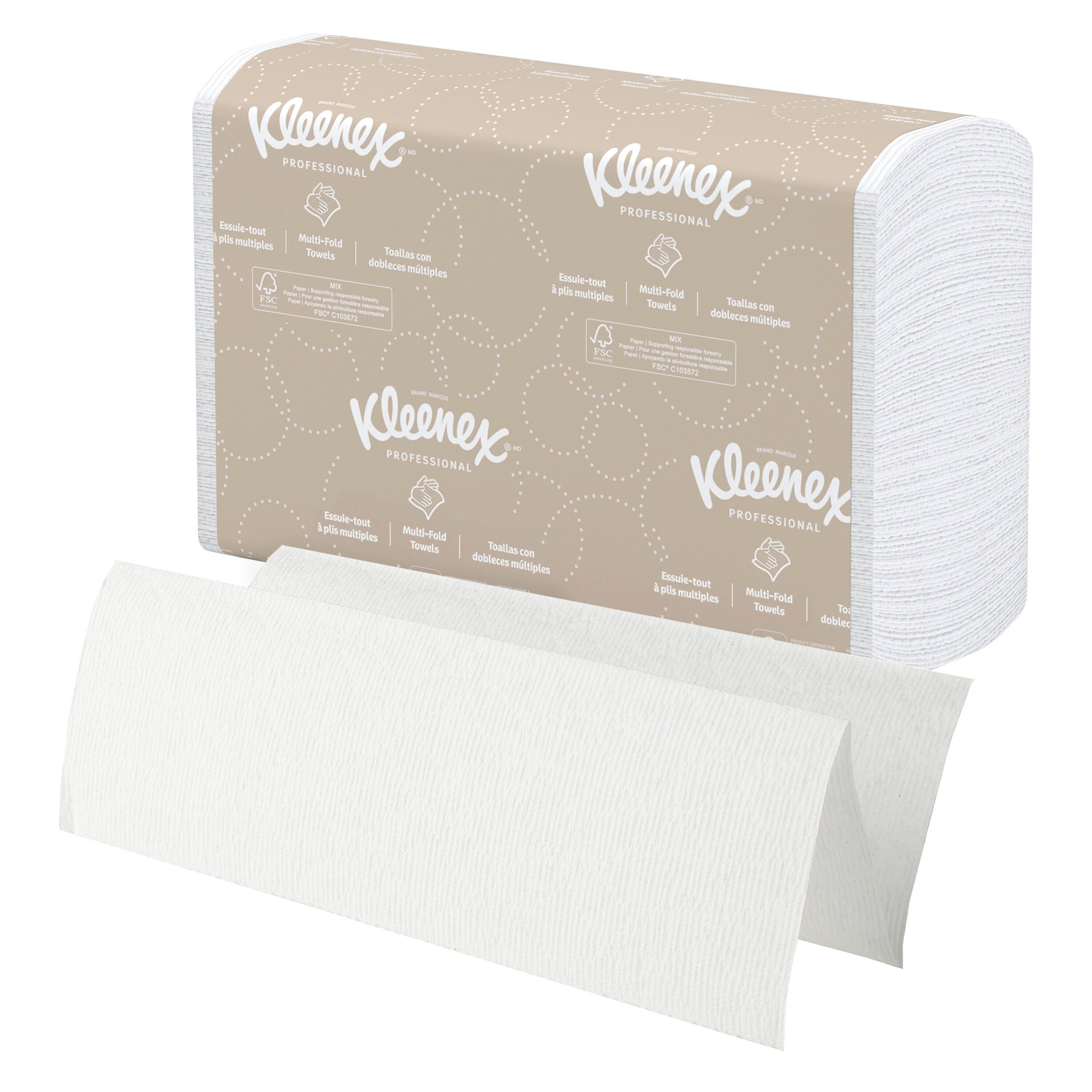 Kleenex&reg; White 150-Count Multi-Fold Paper Towel in White 