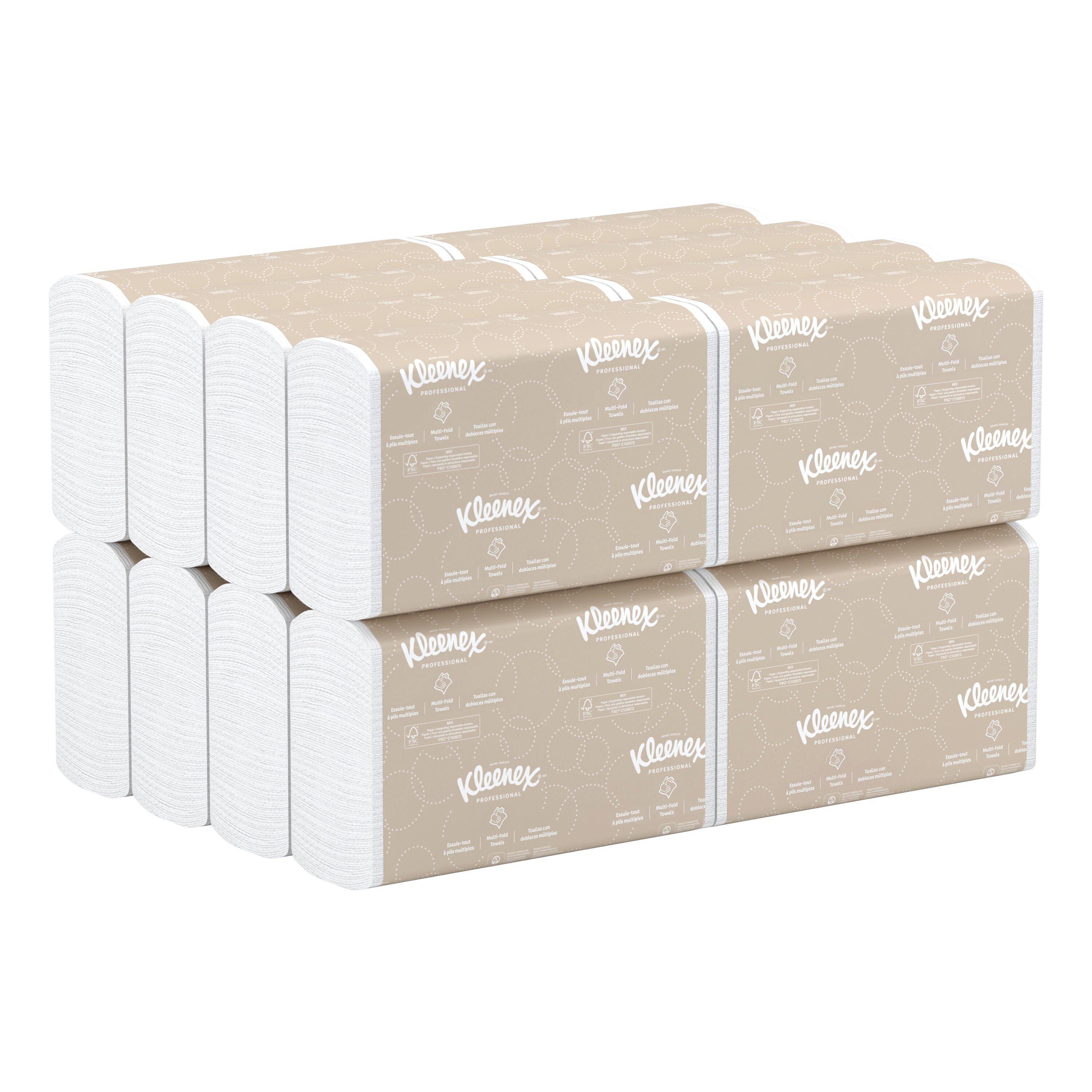 Kleenex&reg; White 150-Count Multi-Fold Paper Towel in White 
