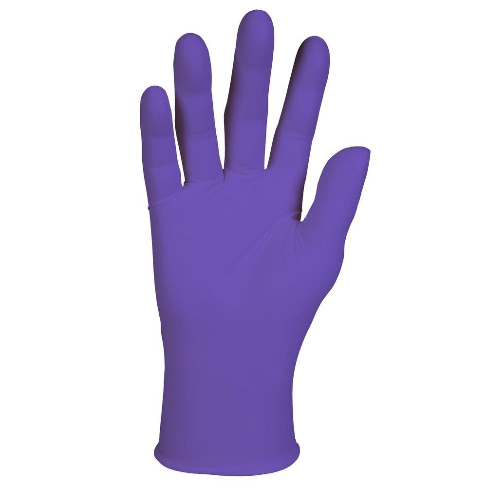 Kimberly Clark Purple Nitrile Gloves in Purple 
