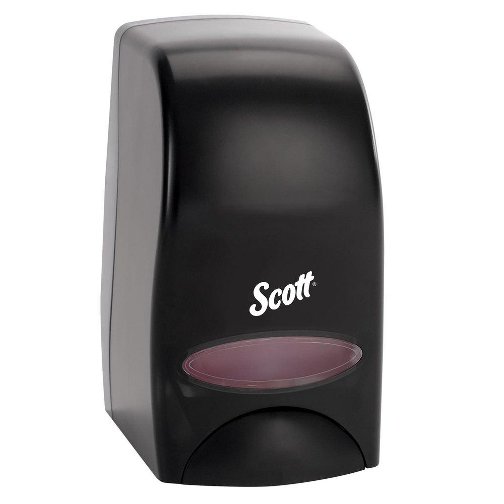 Scott&reg; Black 1000ml Wall Mount Hand Soap Dispenser 