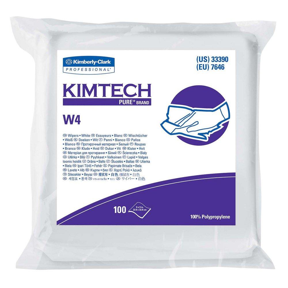 Kimtech&trade; White 9 in. ISO Class 4 Dry Wiper in White (Case of 500) 