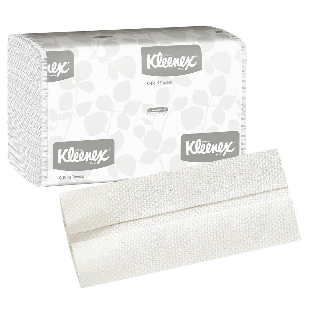Kimberly Clark White 1 Ply C-fold Towel (Case of 16) 