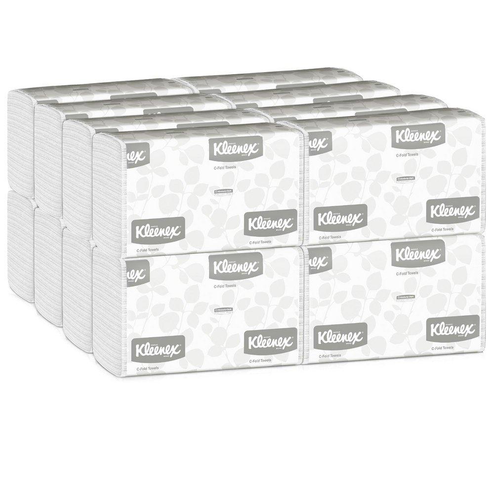 Kimberly Clark White 1 Ply C-fold Towel (Case of 16) 