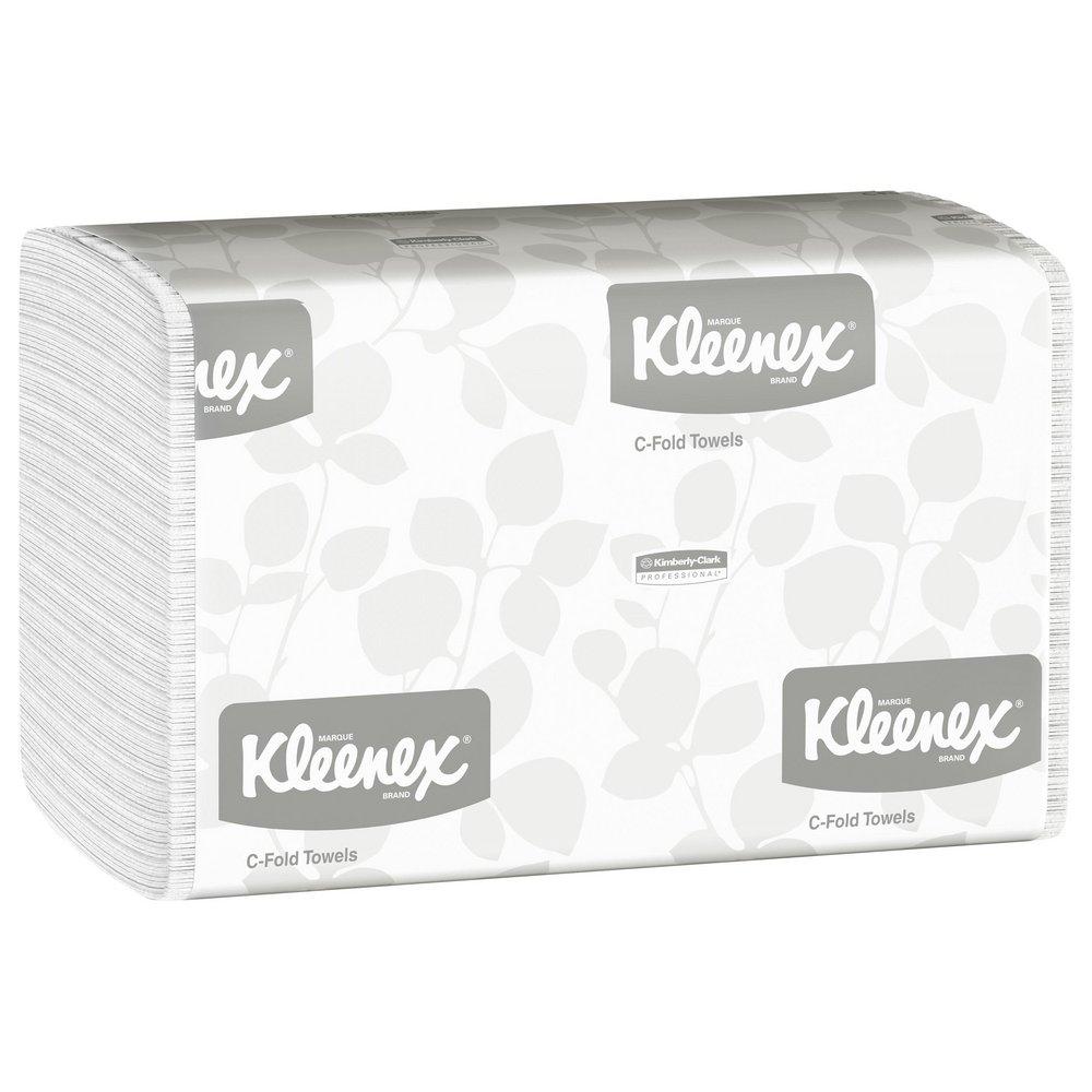 Kimberly Clark White 1 Ply C-fold Towel (Case of 16) 