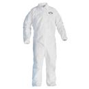 M Size Coverall with Elastic Wrist in White (Case of 25)