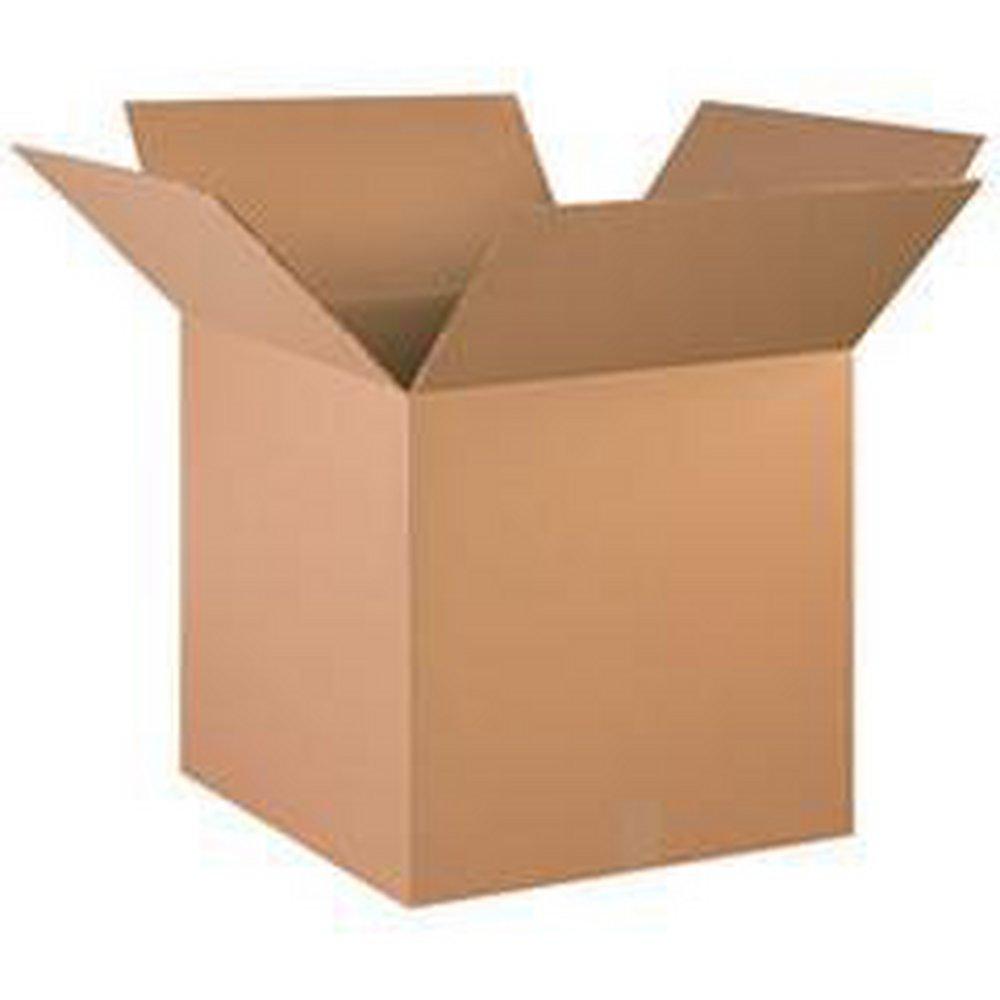 20 x 20 in. Kraft Plain Double Wall Corrugated Regular Slotted Carton with 48ECT 