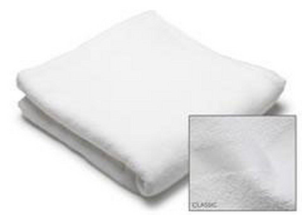 Intralin White 24 x 48 in. Cotton Bath Towel (Pack of 6) 