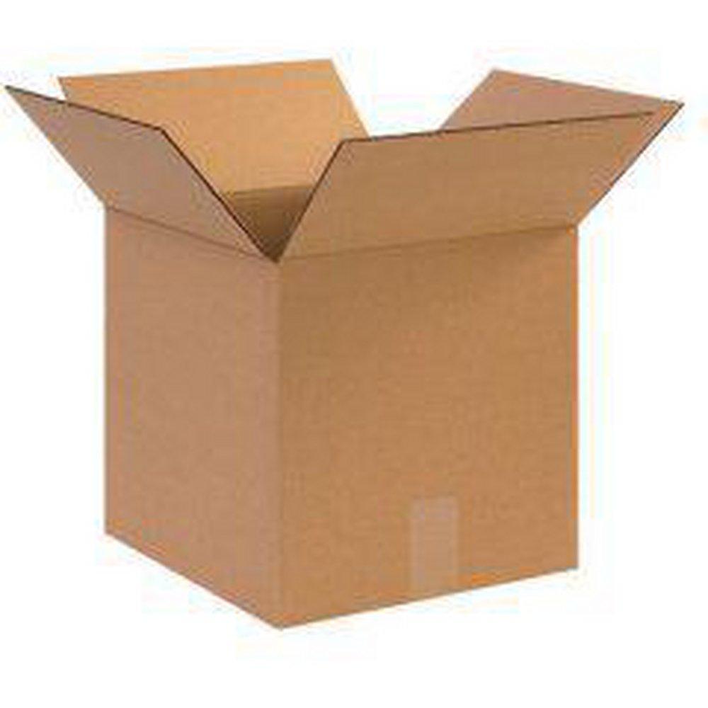 12 x 12 in. Kraft Plain Multi-depth Corrugated Regular Slotted Carton with 32ECT 