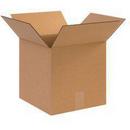 12 x 12 in. Kraft Plain Multi-depth Corrugated Regular Slotted Carton with 32ECT 