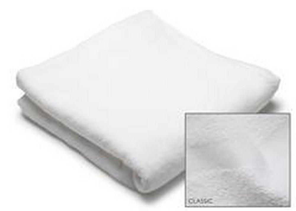Intralin White 12 x12 in. Blended Washcloth 
