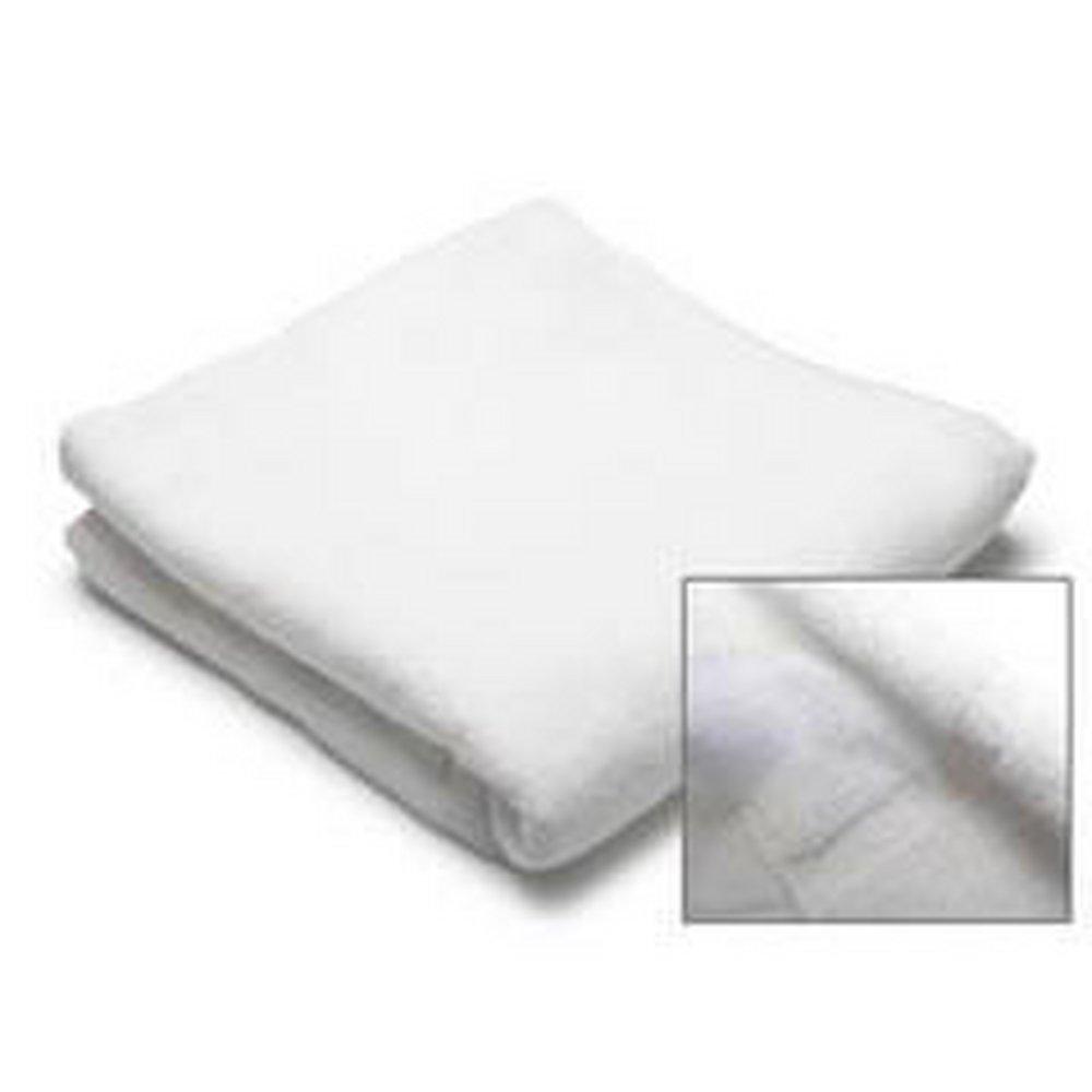Intralin White 27 x 54 in. 17 lb. Cotton Bath Cloth in White 