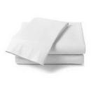 66 x 104 in. Polyester Twin Flat Sheet in White