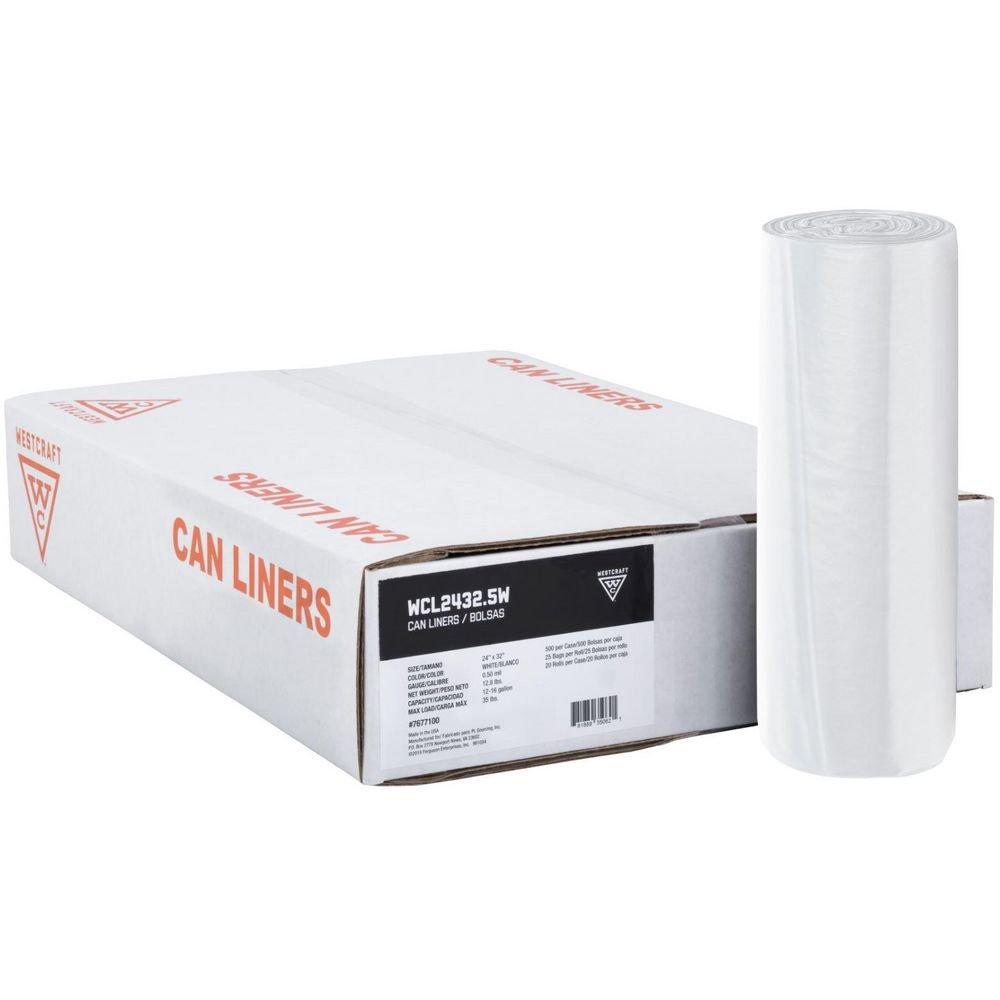 Westcraft Natural 24 x 33 in. Trash Bag in Natural (Case of 1000) 