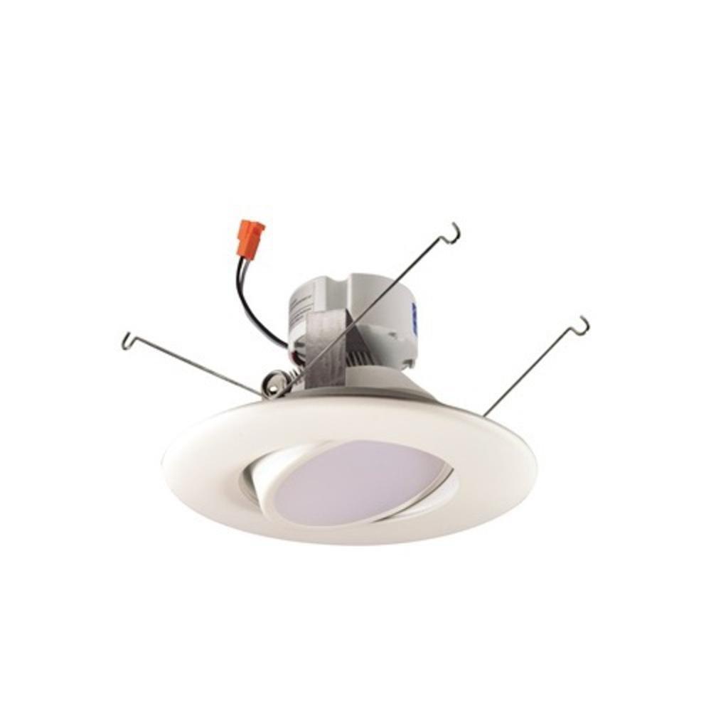 Nora Lighting White 12.5W Adjustable Retrofit Trim 