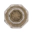 Amerock Clear 1-5/16 in (33 mm) Diameter Clear/Polished Nickel Cabinet Knob 