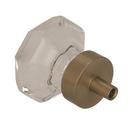 Amerock Clear 1-5/16 in (33 mm) Diameter Clear/Polished Nickel Cabinet Knob 