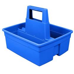 12 in. Maids Caddy Basket with Insert in Blue