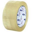 100m x 2-83/100 in. Synthetic Rubber Hot Melt Carton Sealing Tape in Clear and Tan