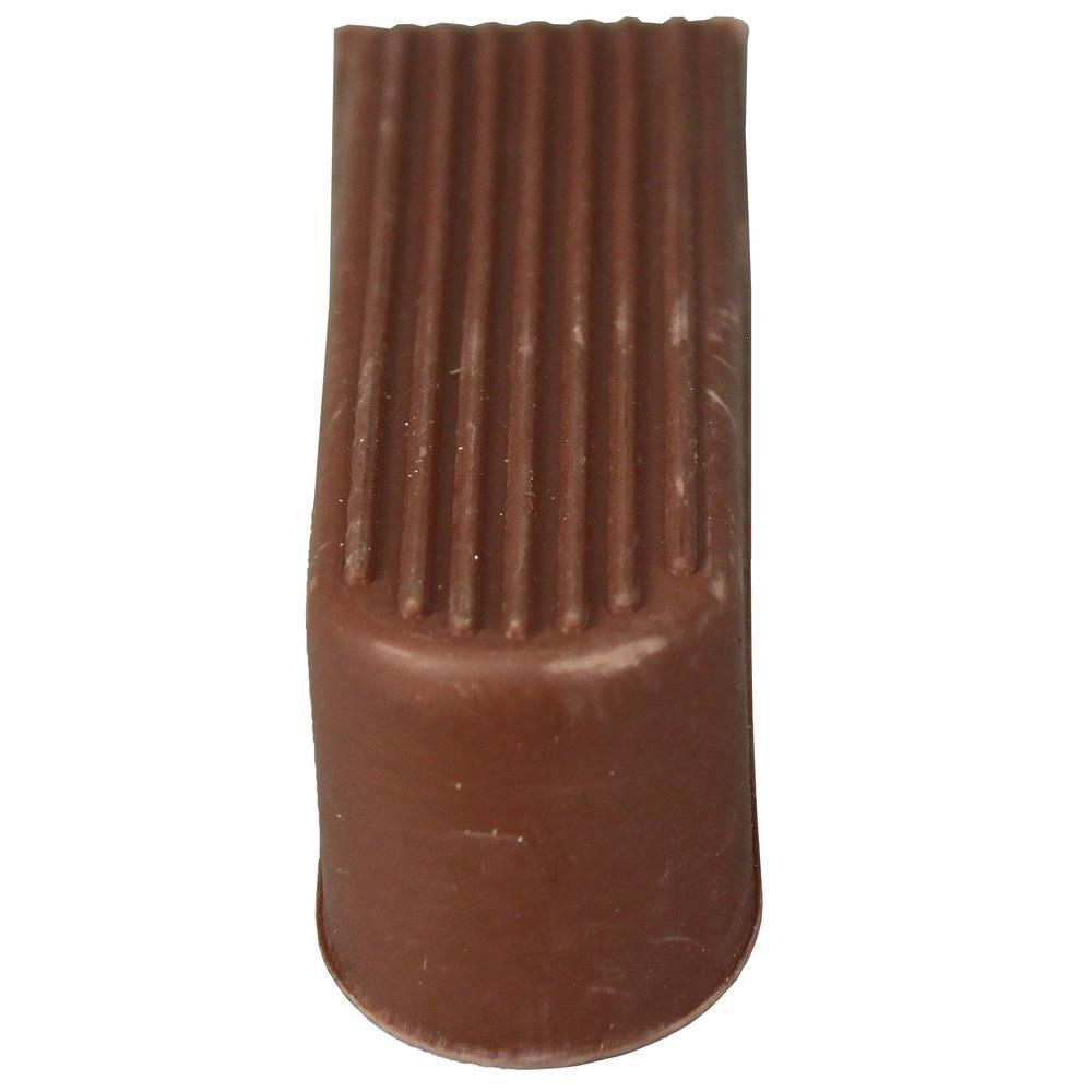 Impact&reg; Brown 4 x 1 x 1 in. Mini Door Stop Rubber 