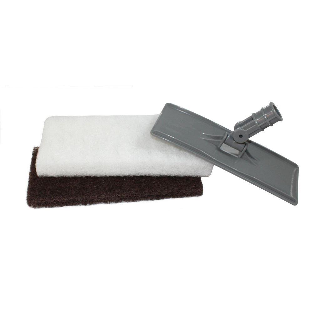 Impact&reg; Grey 3-31/50 in. Floor Pad Holder with 2 Pad 