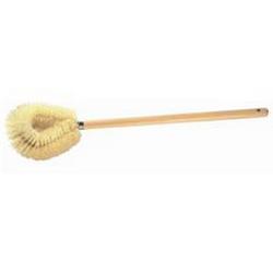 21 x 4-3/4 in. Plastic and Tampico Toilet Bowl Brush in Cream